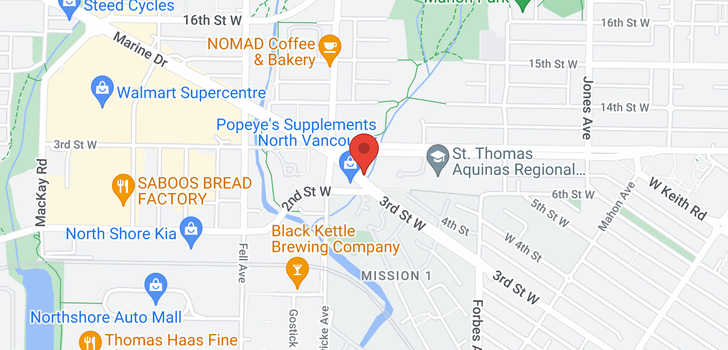 map of 626 723 W 3RD STREET